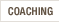 Coaching